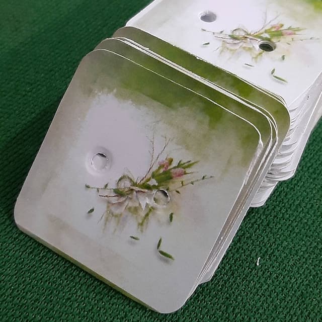 Earring Display Cards Printed Pack Of 50
