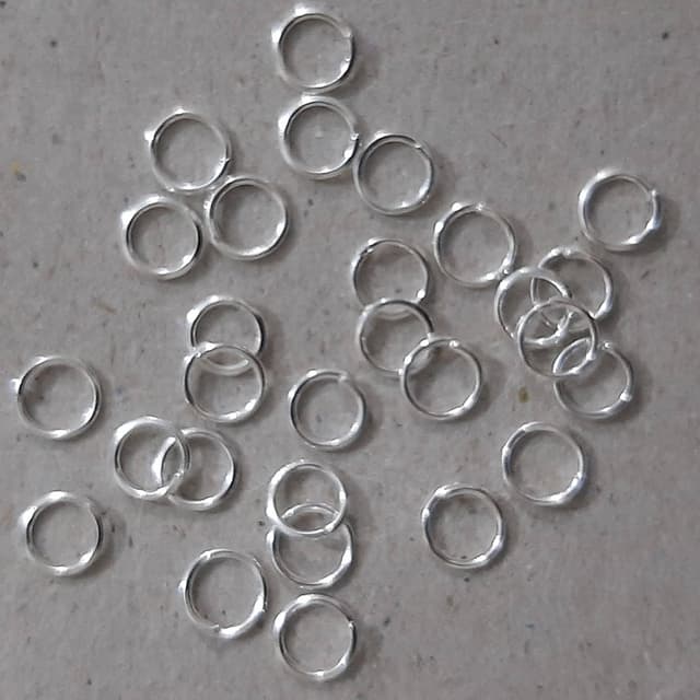 Jumping Circle Silver For Jewellery Making 100 Pieces