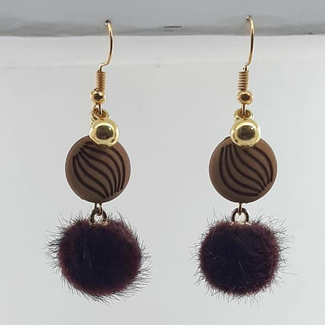 Fancy Bead & Ball Earring Pack Of 1 Pair