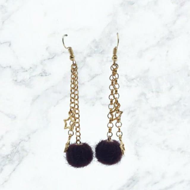 Long Ball  Earrings 1 Pair